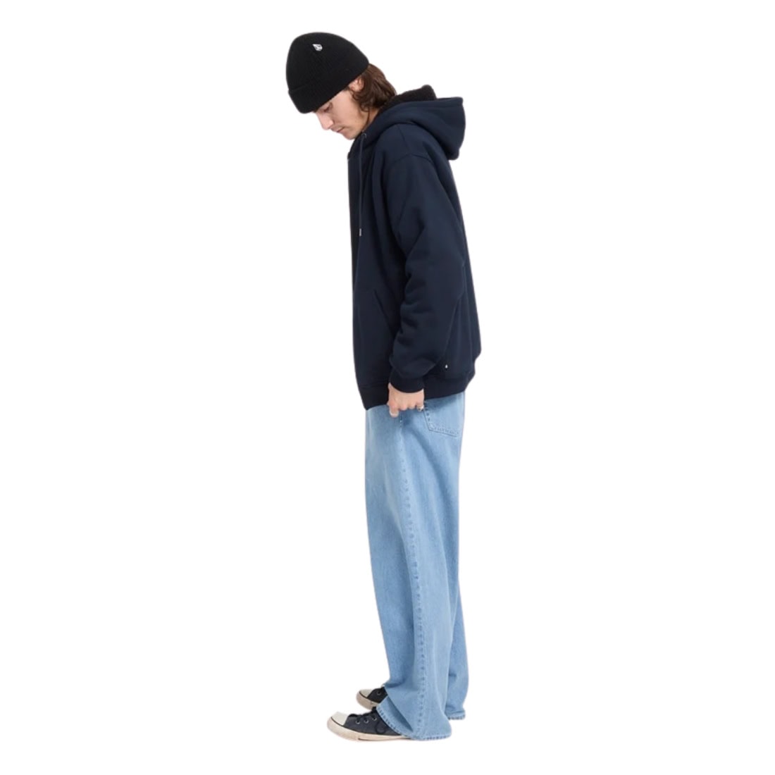 Volcom Single Stone Lined Zip - Marine - Mens Zip Up Hoodie by Volcom