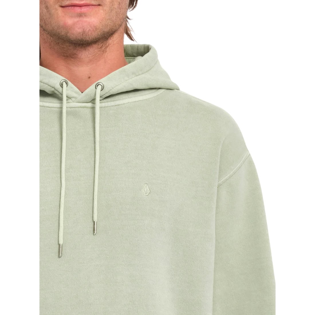 Volcom Single Stone Pullover Hood - Green Tea - Mens Pullover Hoodie by Volcom