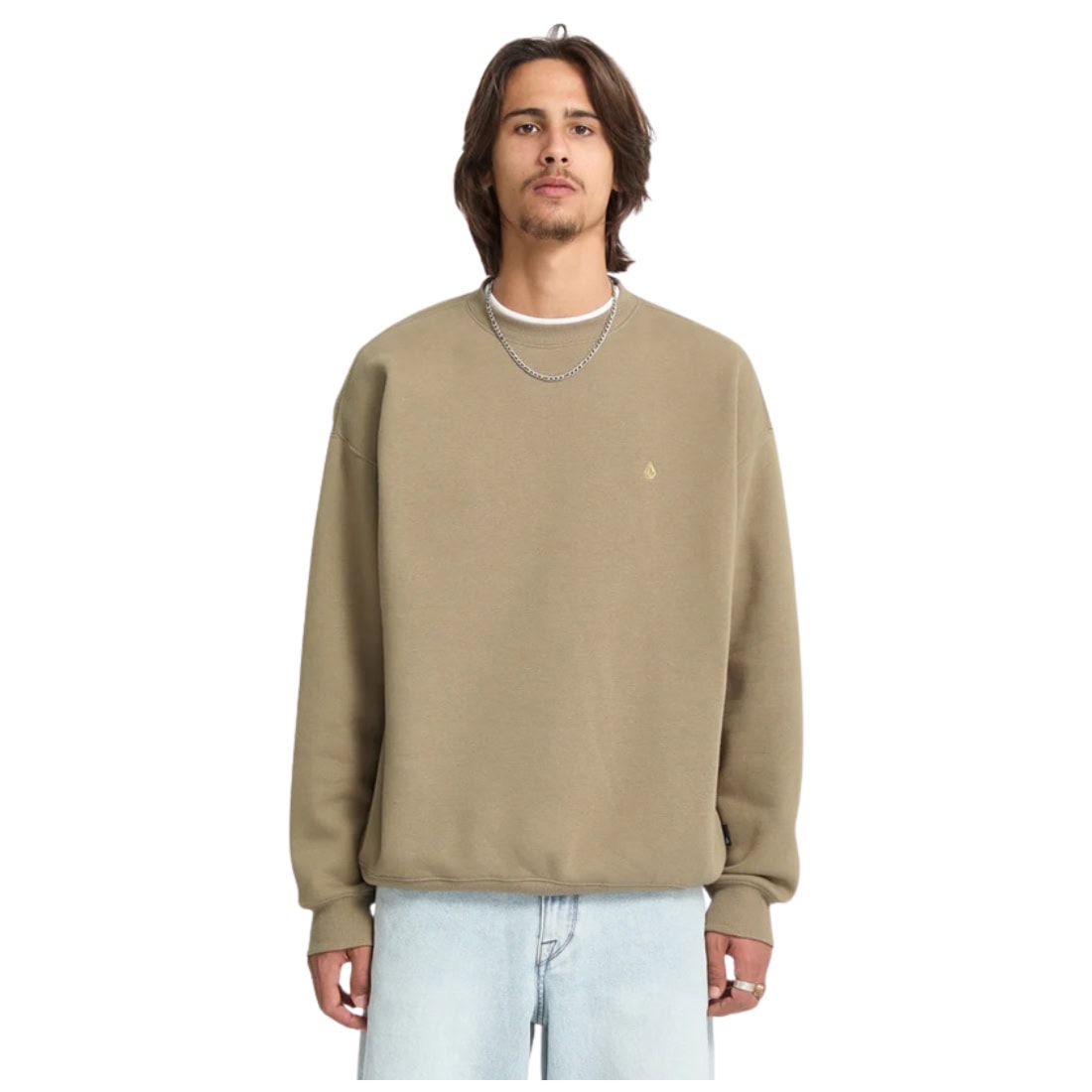 Volcom Single Stone PW Crew - Brindle - Mens Crew Neck Sweatshirt by Volcom