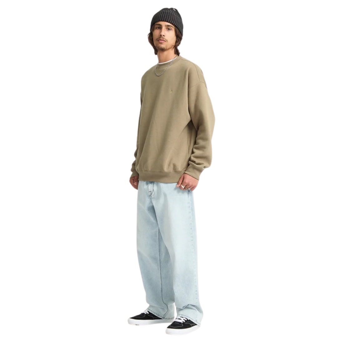 Volcom Single Stone PW Crew - Brindle - Mens Crew Neck Sweatshirt by Volcom
