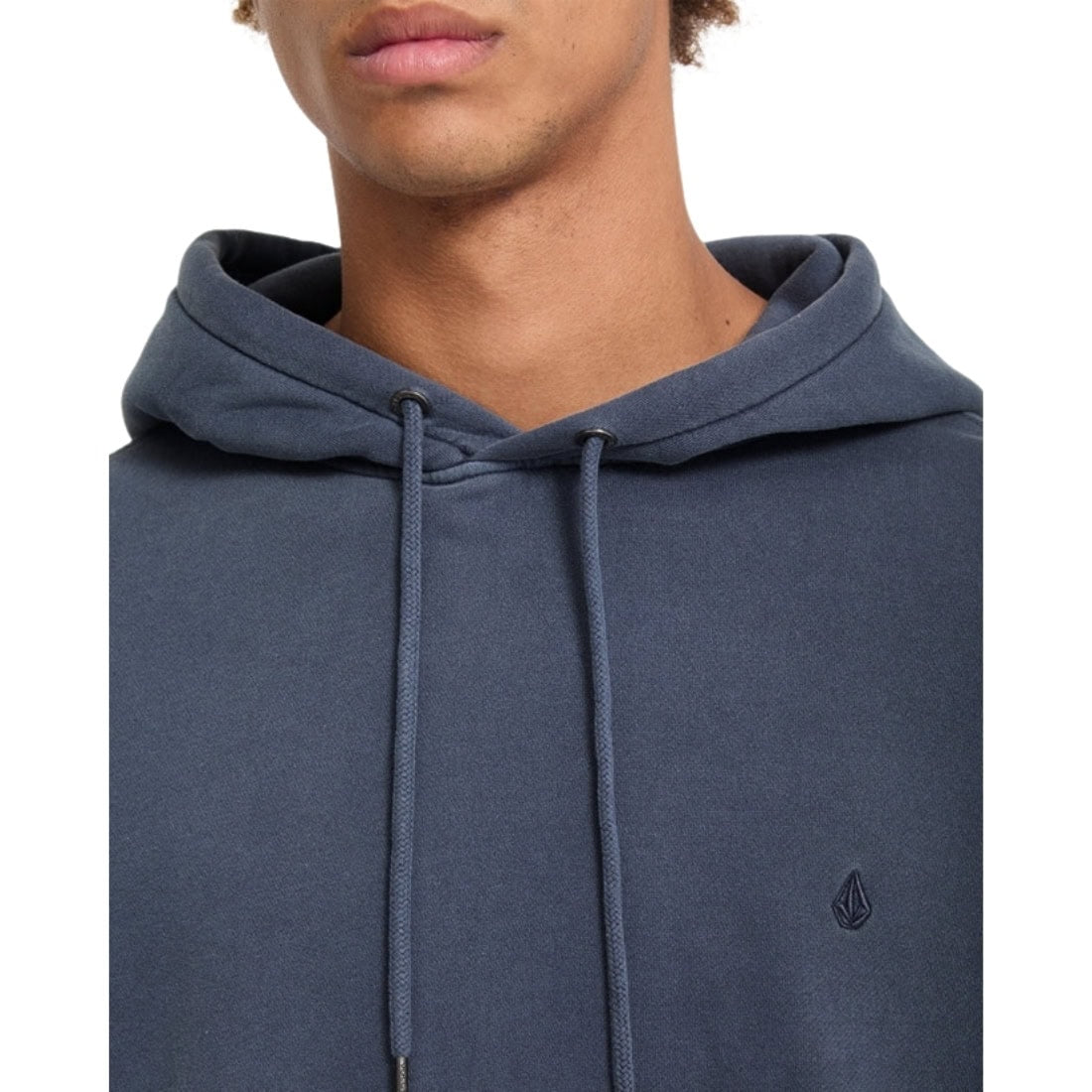 Volcom Single Stone PW Pullover Hood - Storm Blue - Mens Pullover Hoodie by Volcom