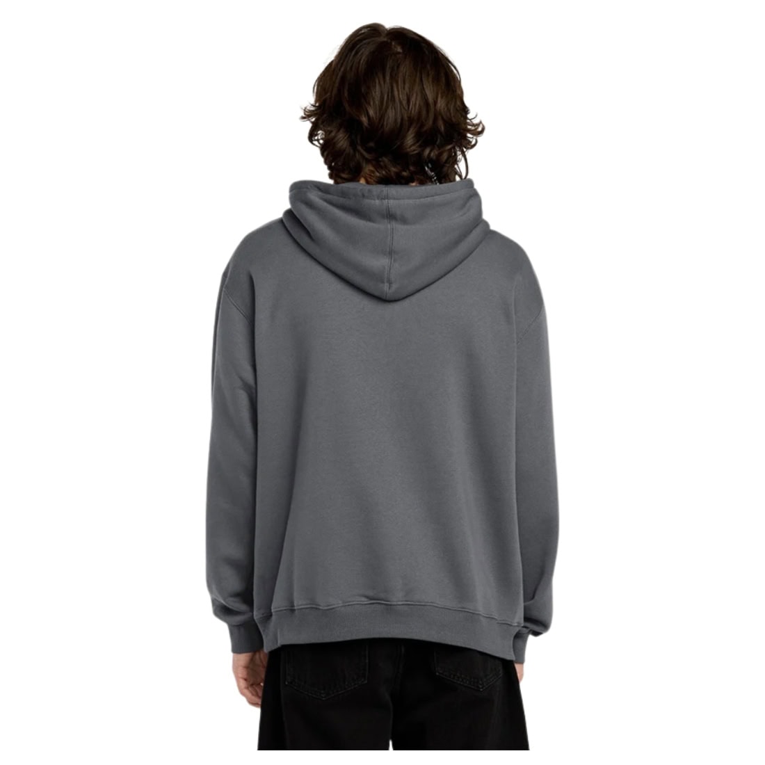 Volcom Single Stone PW Pullover Hoodie - Asphalt Black - Mens Pullover Hoodie by Volcom