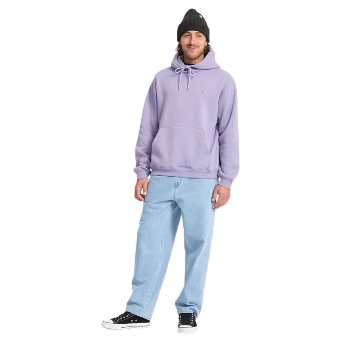 Volcom Single Stone PW Pullover Hoodie - Purple Ash - Mens Pullover Hoodie by Volcom