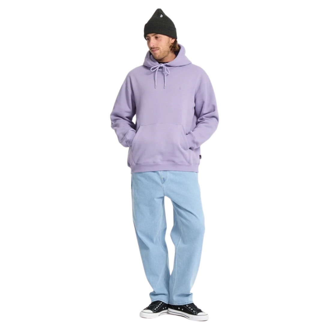 Volcom Single Stone PW Pullover Hoodie - Purple Ash - Mens Pullover Hoodie by Volcom