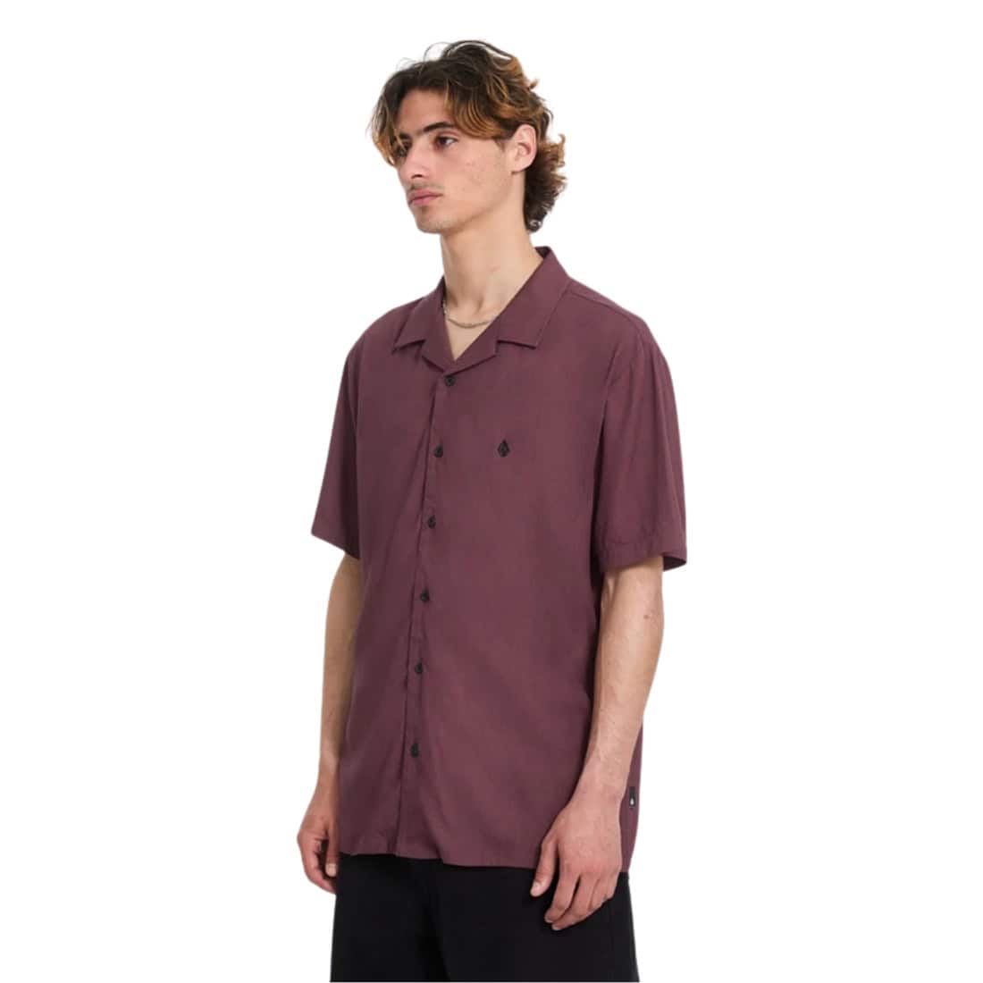 Volcom Single Stone Short Sleeve Shirt - Pistol Punch - Mens Casual Shirt by Volcom