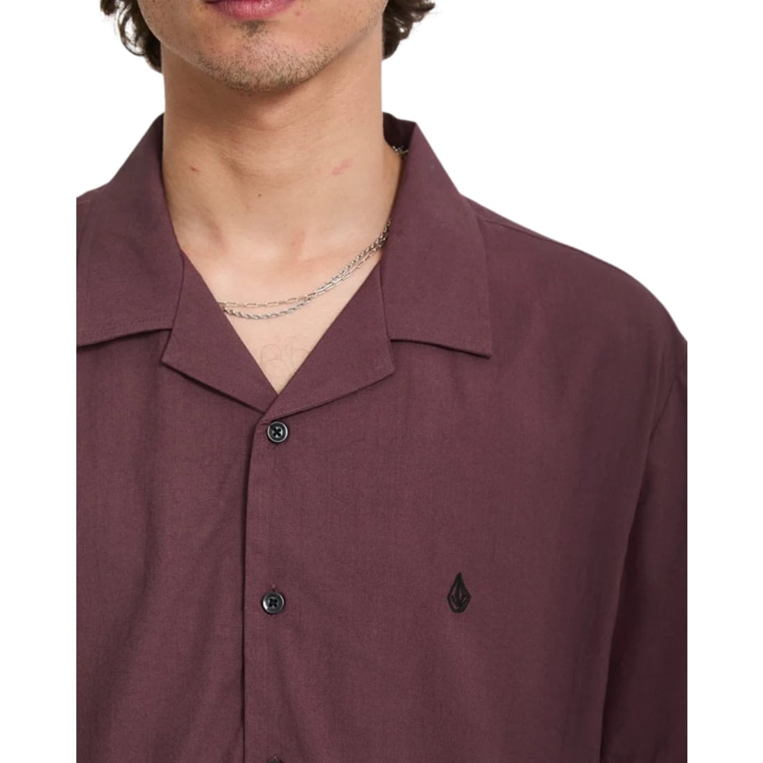 Volcom Single Stone Short Sleeve Shirt - Pistol Punch - Mens Casual Shirt by Volcom