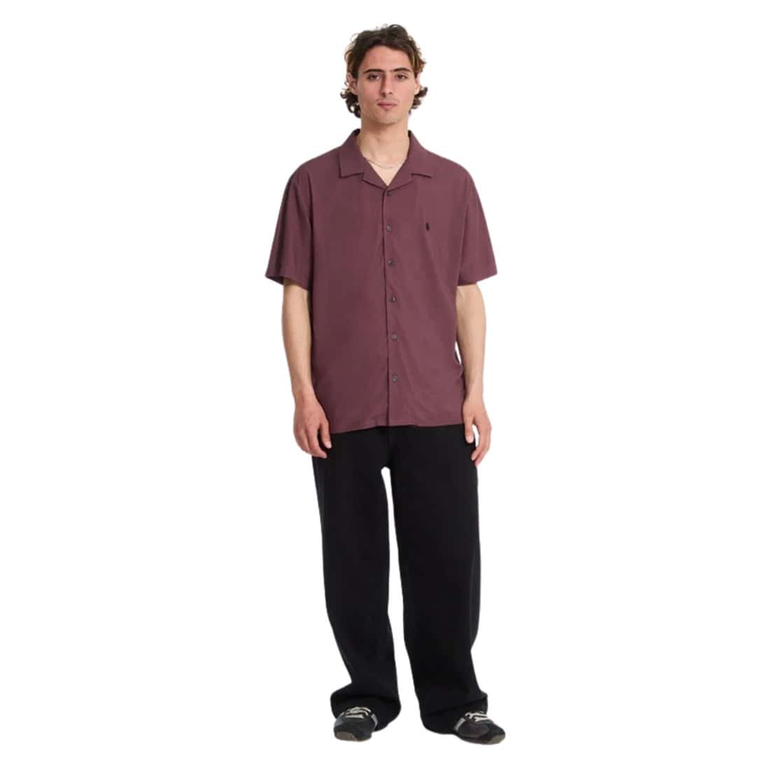 Volcom Single Stone Short Sleeve Shirt - Pistol Punch - Mens Casual Shirt by Volcom