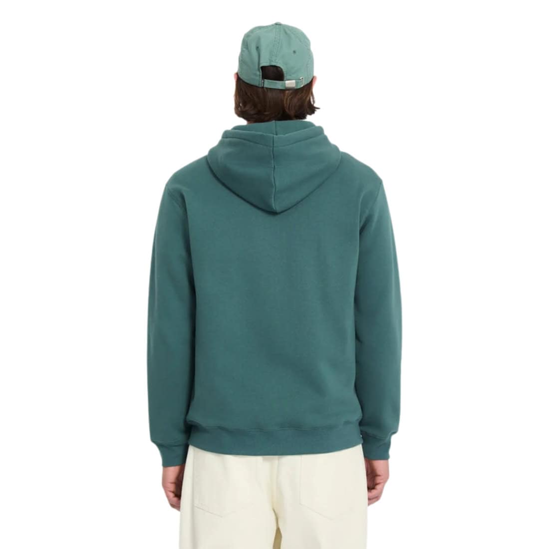 Volcom Single Stone Zip Up Hoodie - Rifle Green - Mens Zip Up Hoodie by Volcom