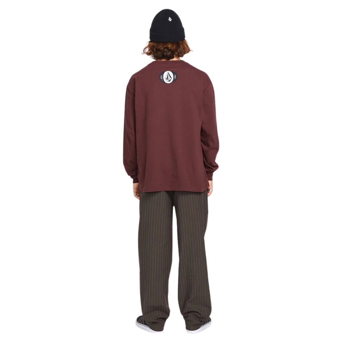 Volcom Skate Vitals Remy Longsleeve T-Shirt - Merlot - Mens Graphic T-Shirt by Volcom