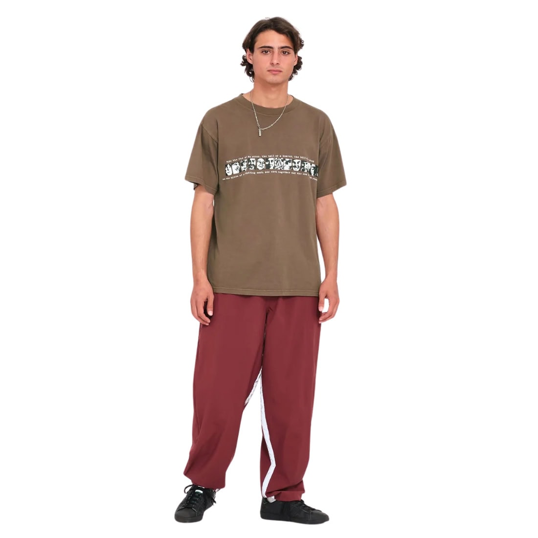 Volcom Skate Vitals Remy T-Shirt - Dark Earth - Mens Skate Brand T-Shirt by Volcom