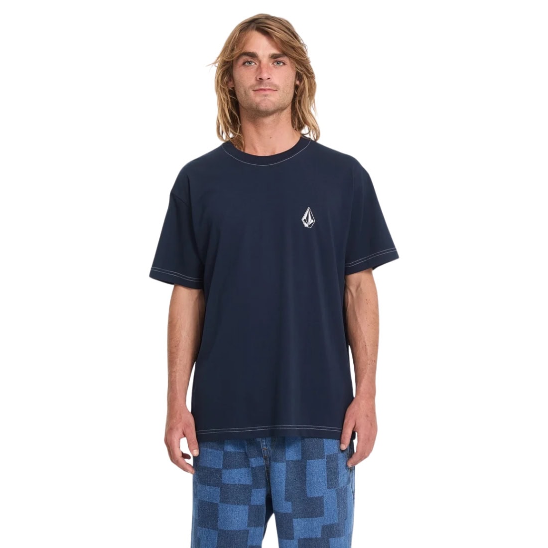 Volcom Skidder T-Shirt - Marine - Mens Graphic T-Shirt by Volcom