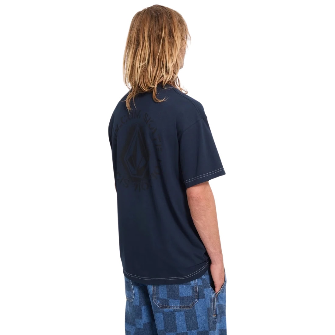 Volcom Skidder T-Shirt - Marine - Mens Graphic T-Shirt by Volcom