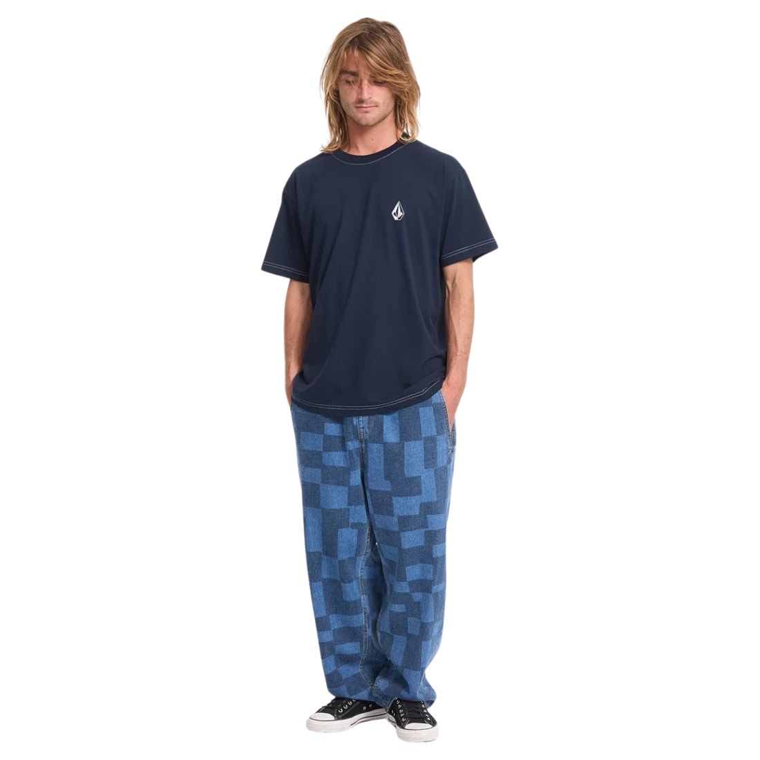 Volcom Skidder T-Shirt - Marine - Mens Graphic T-Shirt by Volcom