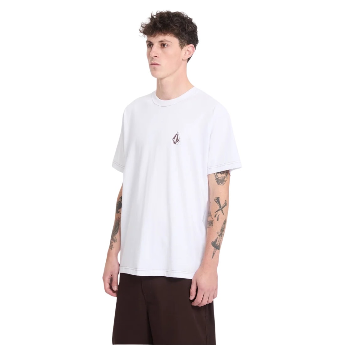 Volcom Skidder T-Shirt - White - Mens Graphic T-Shirt by Volcom
