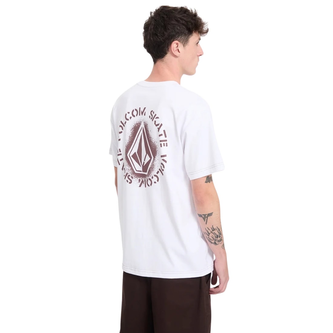Volcom Skidder T-Shirt - White - Mens Graphic T-Shirt by Volcom