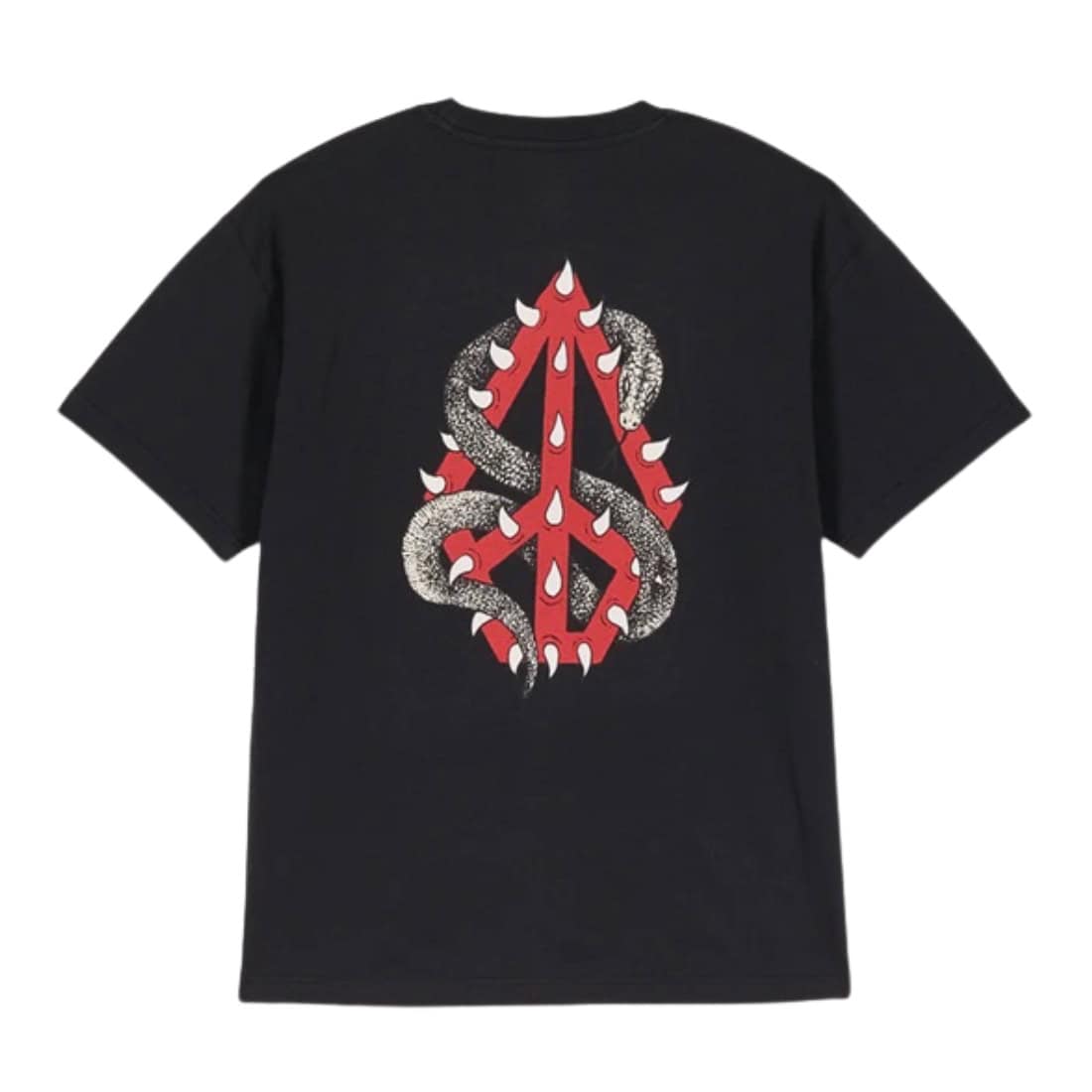Volcom Snake Peace Loose Fit T-Shirt - Black - Mens Graphic T-Shirt by Volcom