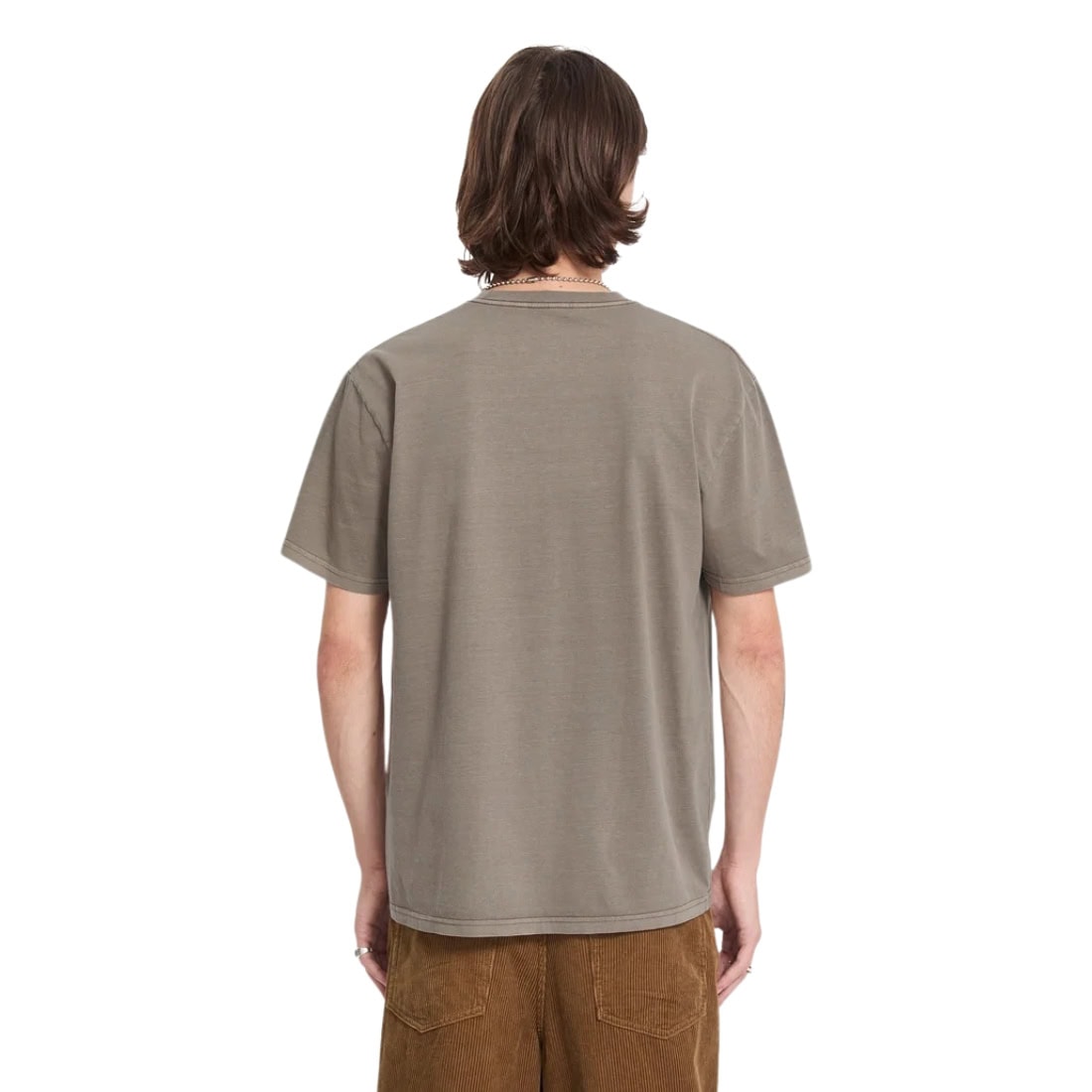 Volcom Solid Stone Embroidered T-Shirt - Earth - Mens Graphic T-Shirt by Volcom
