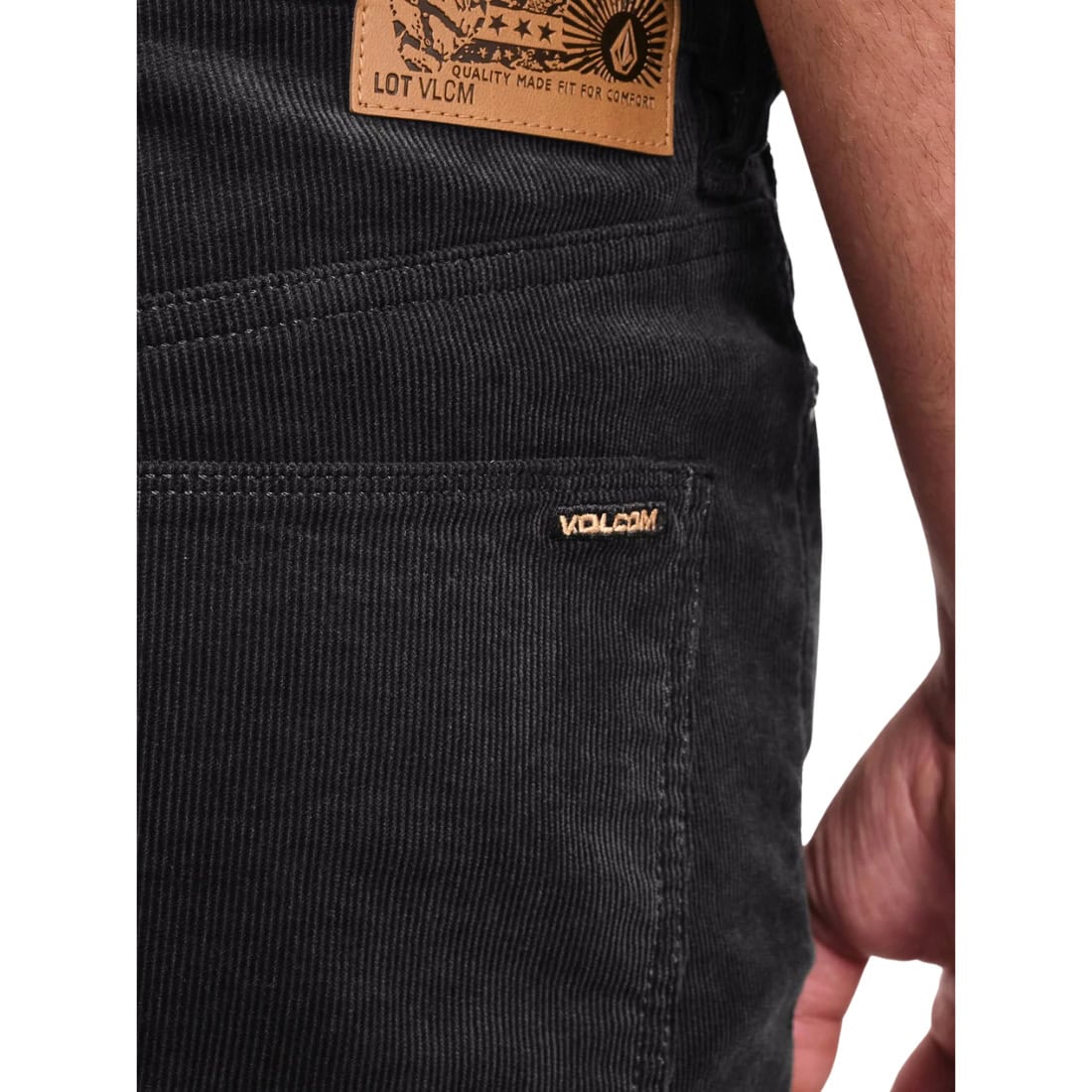 Volcom Solver 5 Pocket Cord - Stealth - Mens Corduroy Pants/Trousers by Volcom