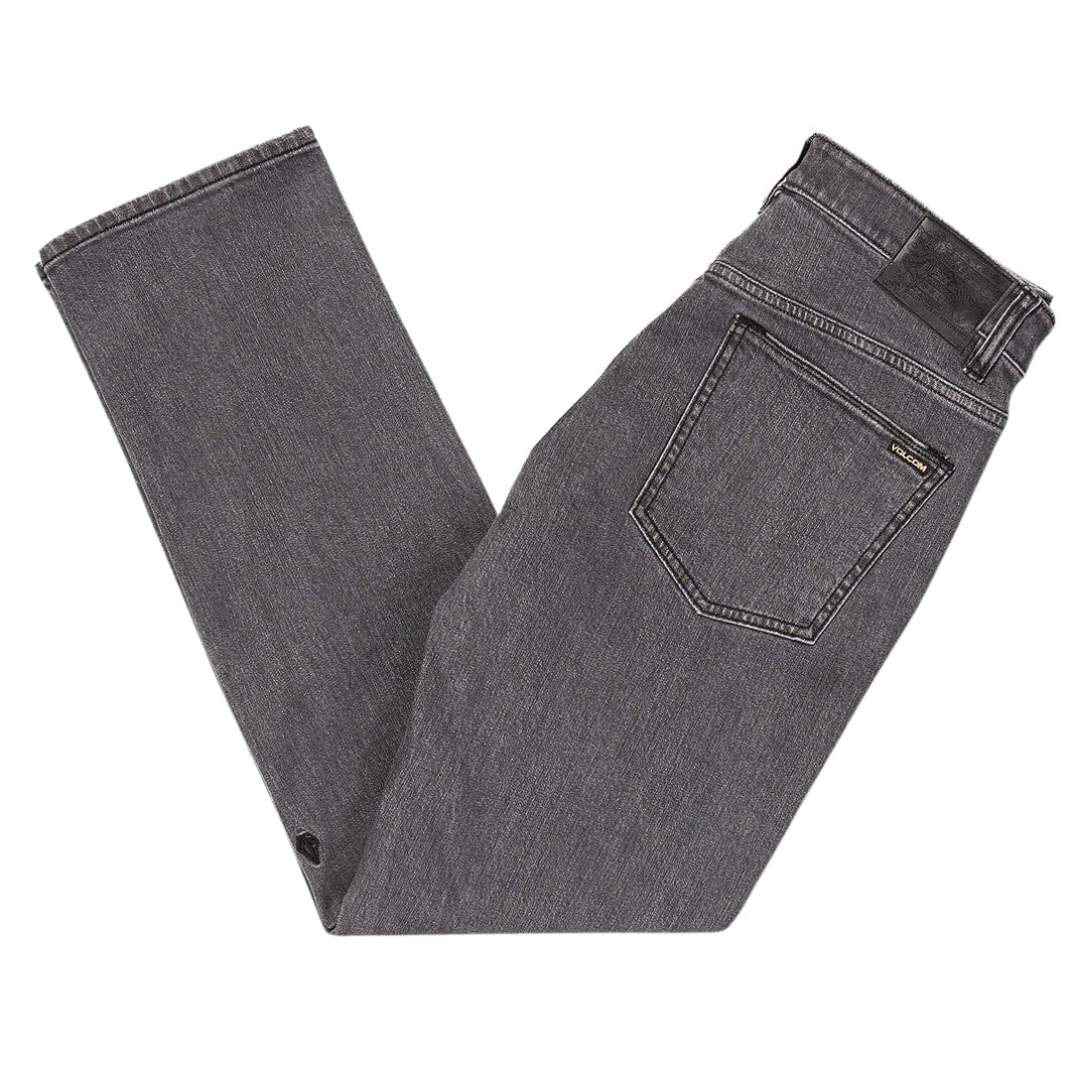Volcom Solver Denim - Easy Enzyme Grey (Sp23) - Mens Regular/Straight Denim Jeans by Volcom