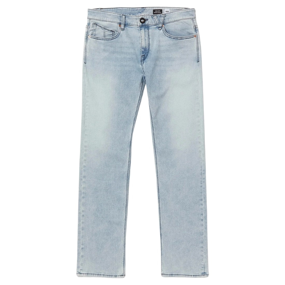 Volcom Solver Denim - Powder Blue - Mens Regular/Straight Denim Jeans by Volcom