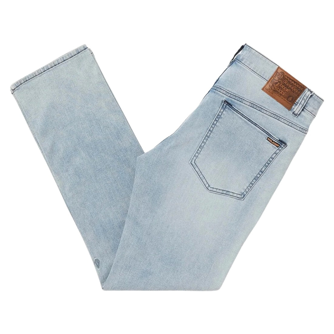 Volcom Solver Denim - Powder Blue - Mens Regular/Straight Denim Jeans by Volcom