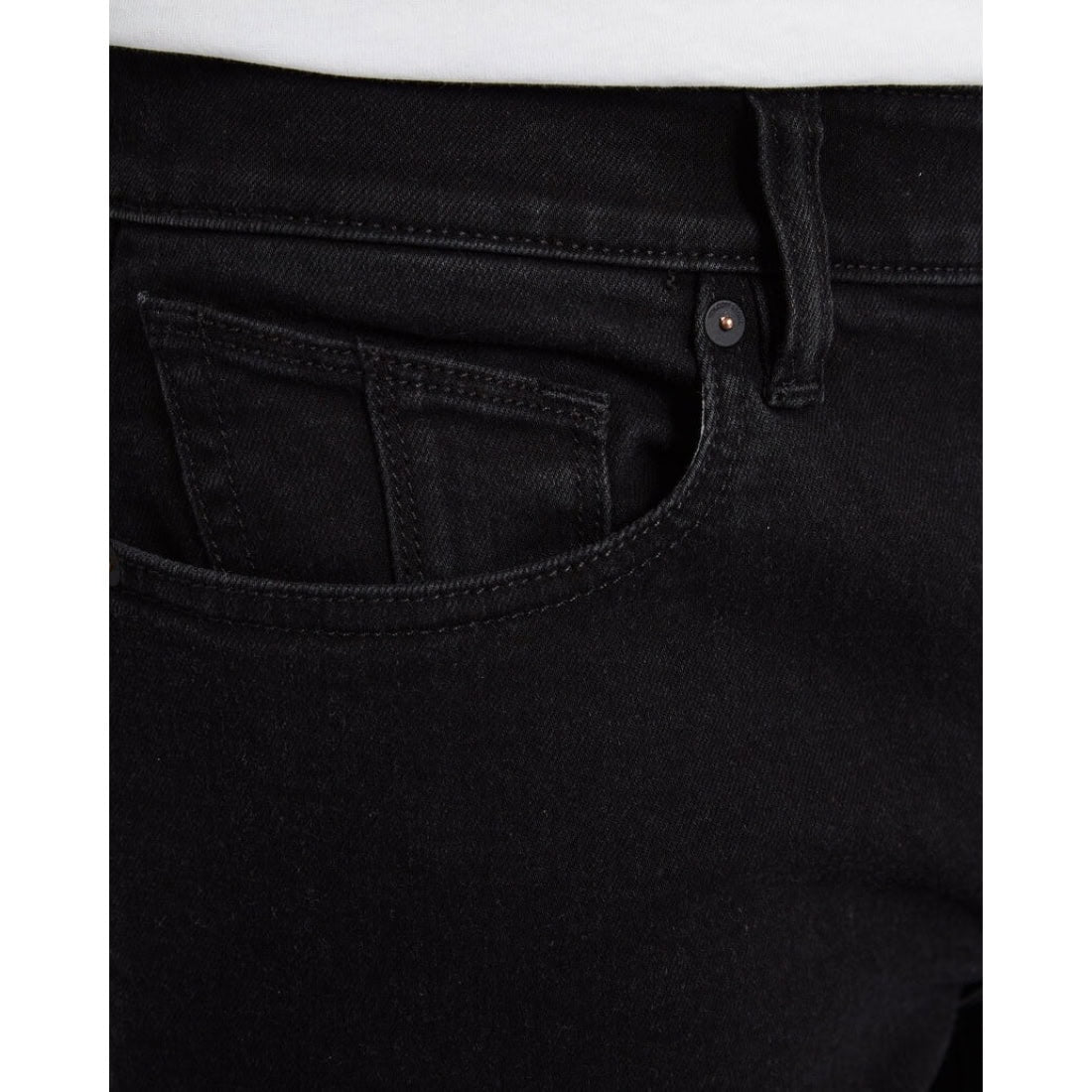 Volcom Solver Denim Short - Black Out - Mens Denim Shorts by Volcom