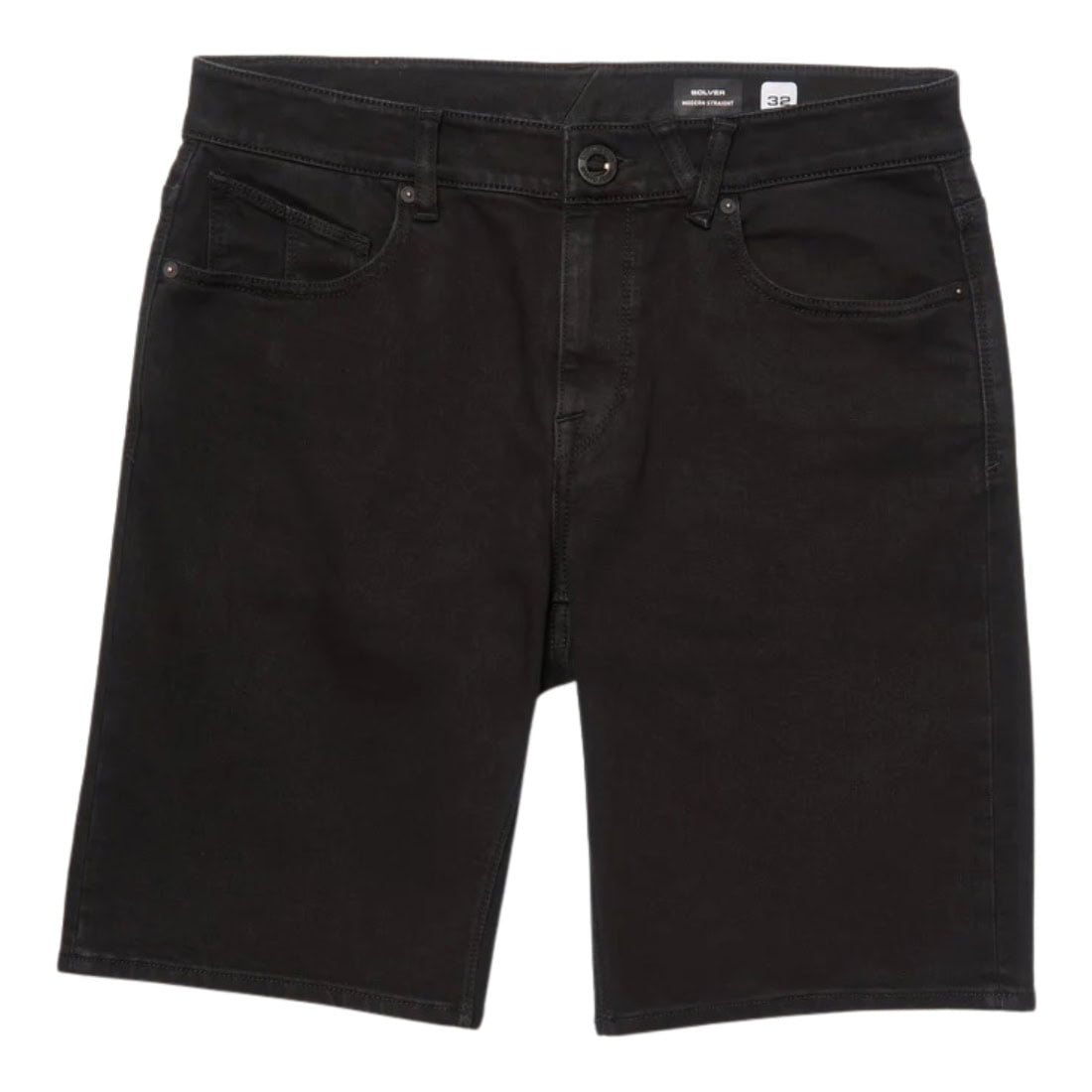 Volcom Solver Denim Short - Black Out - Mens Denim Shorts by Volcom