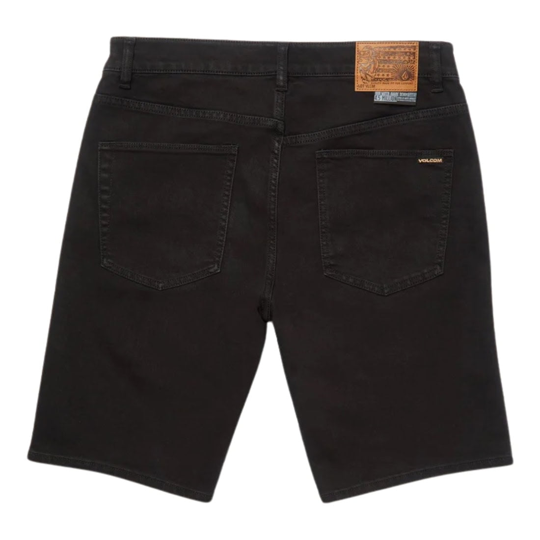 Volcom Solver Denim Short - Black Out - Mens Denim Shorts by Volcom