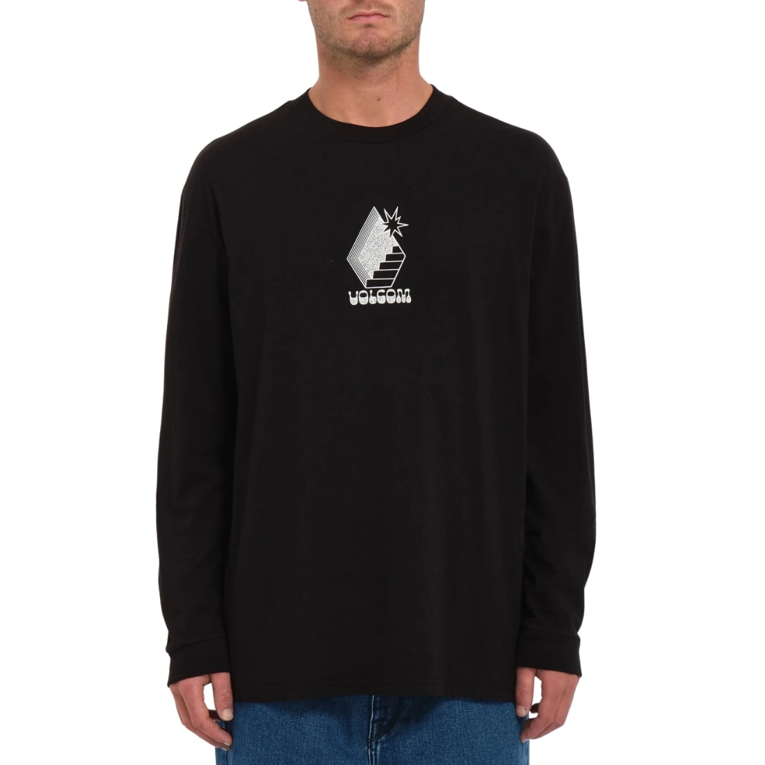 Volcom Stairway Longsleeve T-Shirt - Black