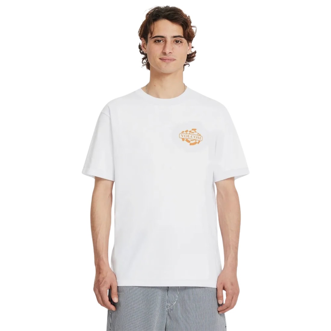 Volcom Startlog T-Shirt - White - Mens Graphic T-Shirt by Volcom