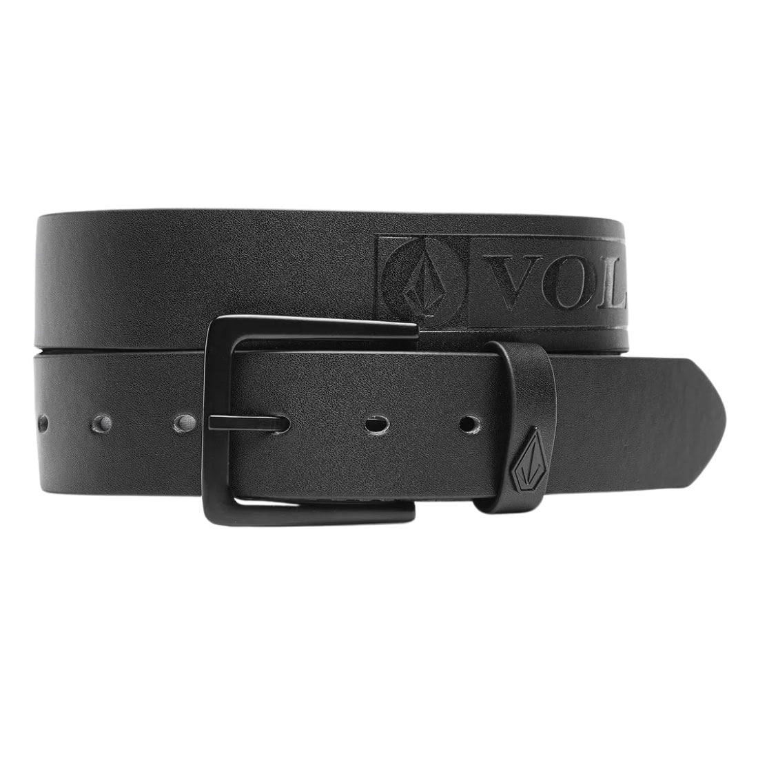 Volcom Stone Bar PU Belt - Black - Mens Leather Belt by Volcom 34 Waist