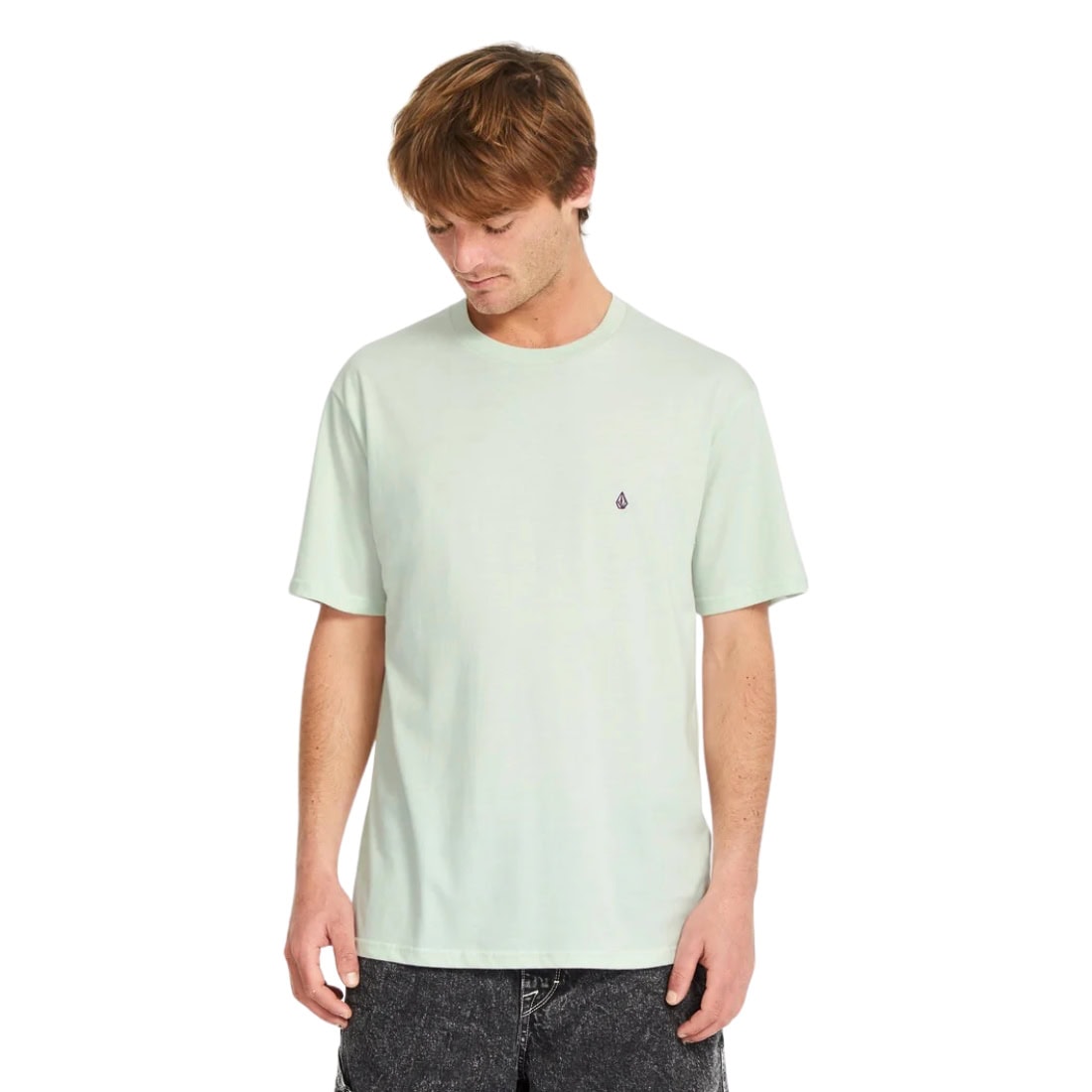 Volcom Stone Blanks T-Shirt - Cloud Blue - Mens Graphic T-Shirt by Volcom