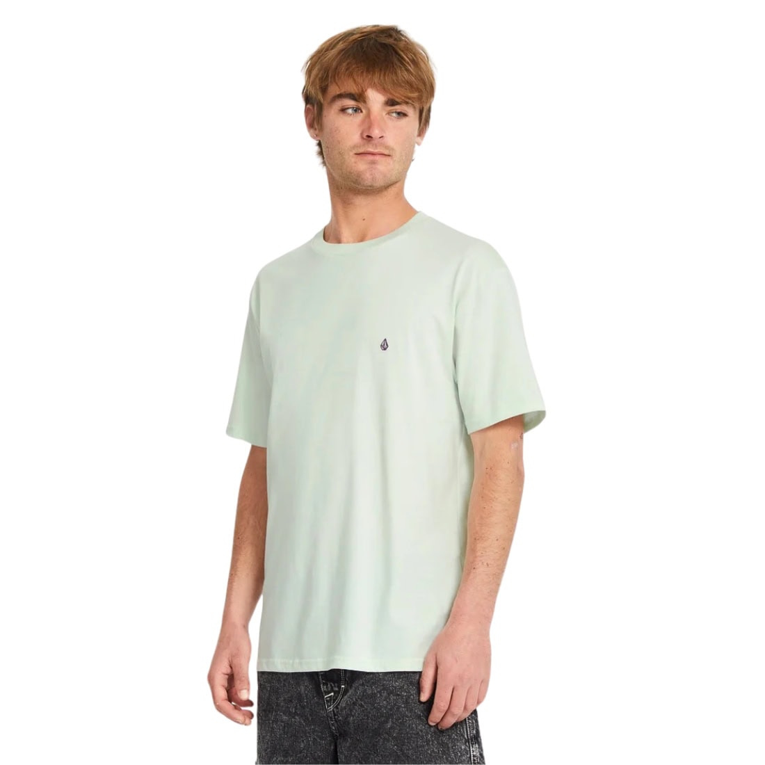 Volcom Stone Blanks T-Shirt - Cloud Blue - Mens Graphic T-Shirt by Volcom