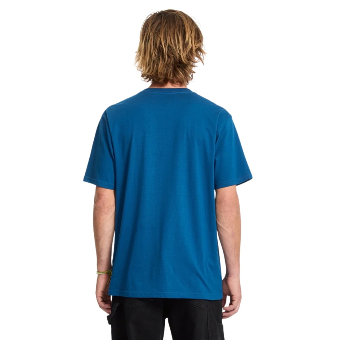 Volcom Stone Blanks T-Shirt - Cosmic Blue - Mens Plain T-Shirt by Volcom