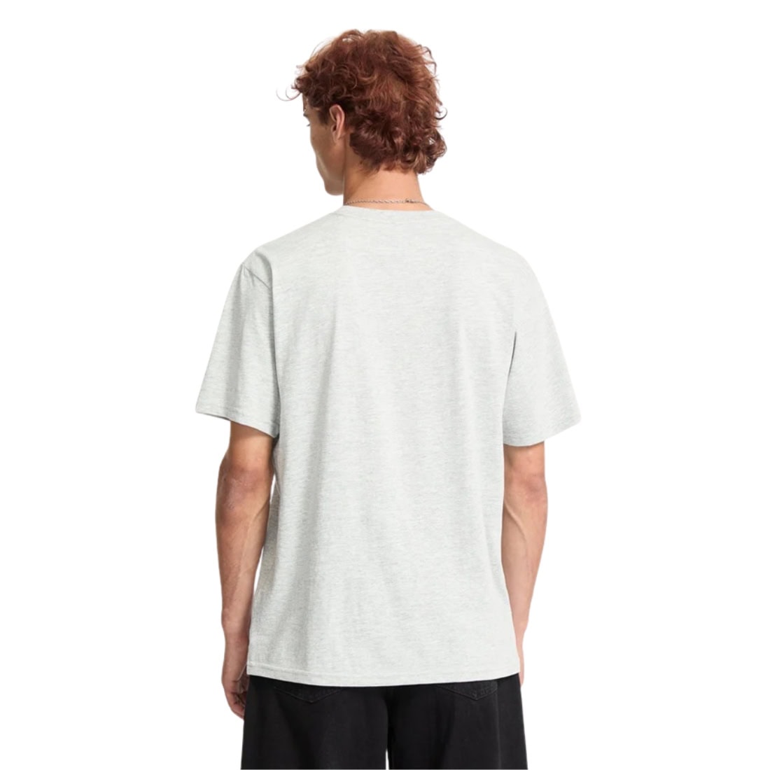 Volcom Stone Blanks T-Shirt - Heather Grey - Mens Plain T-Shirt by Volcom