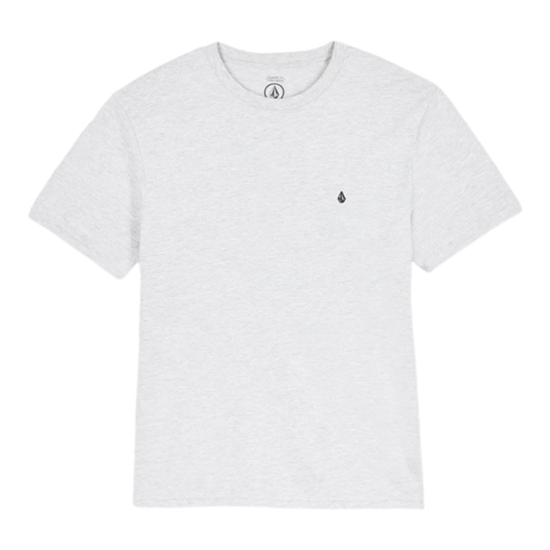 Volcom Stone Blanks T-Shirt - Heather Grey - Mens Plain T-Shirt by Volcom