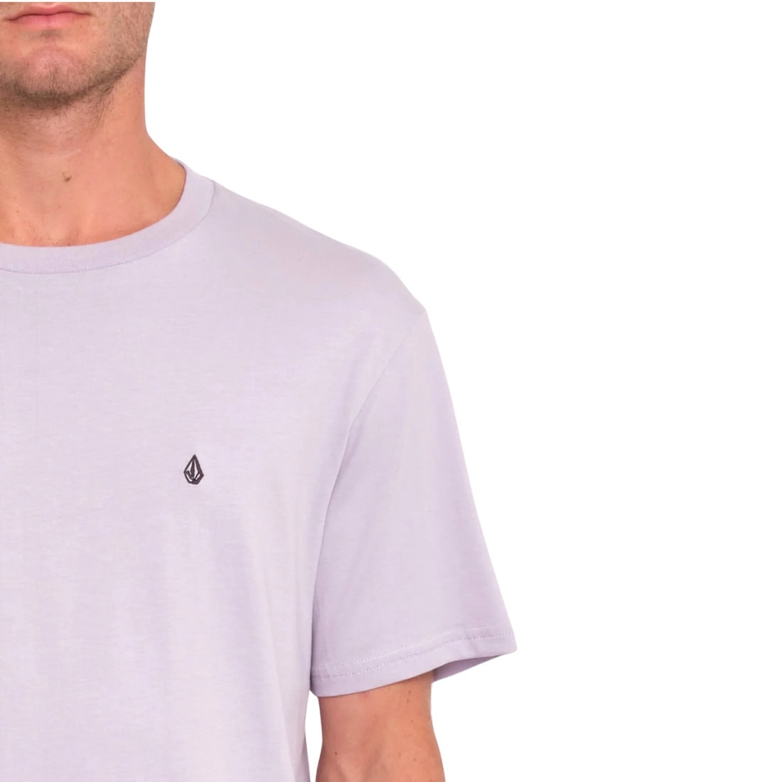 Volcom Stone Blanks T-Shirt - Light Purple - Mens Plain T-Shirt by Volcom