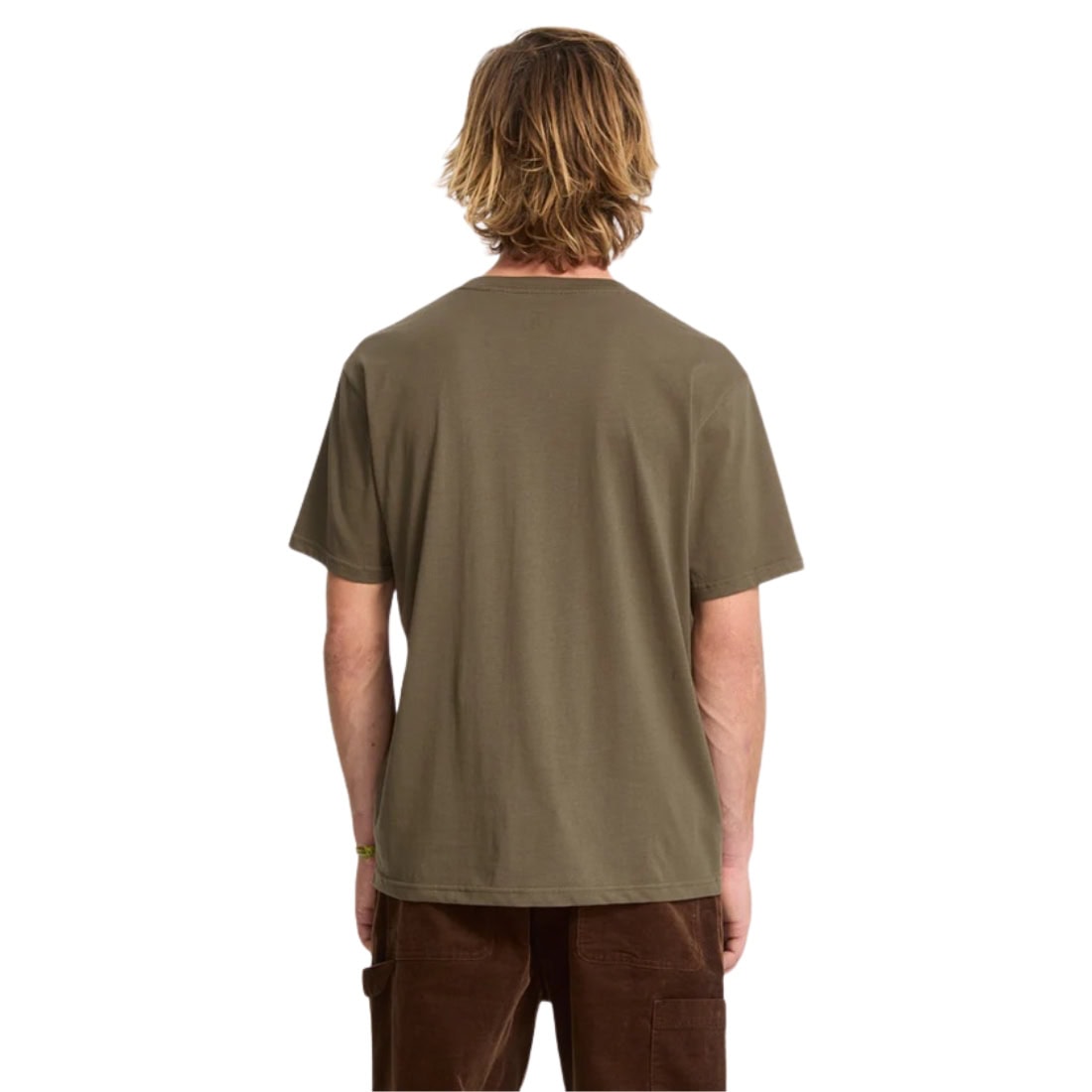 Volcom Stone Blanks T-Shirt - Sage Leaf - Mens Plain T-Shirt by Volcom
