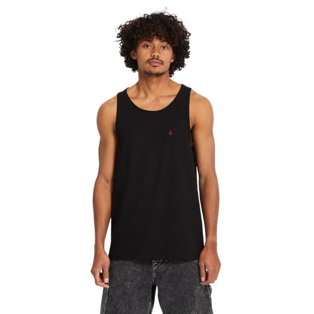 Volcom Stone Blanks Tank Top Vest - Black SP26 - Mens Skate Brand Vest/Tank Top by Volcom