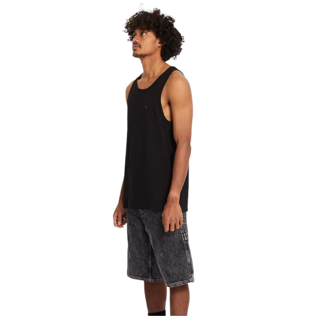 Volcom Stone Blanks Tank Top Vest - Black SP26 - Mens Skate Brand Vest/Tank Top by Volcom