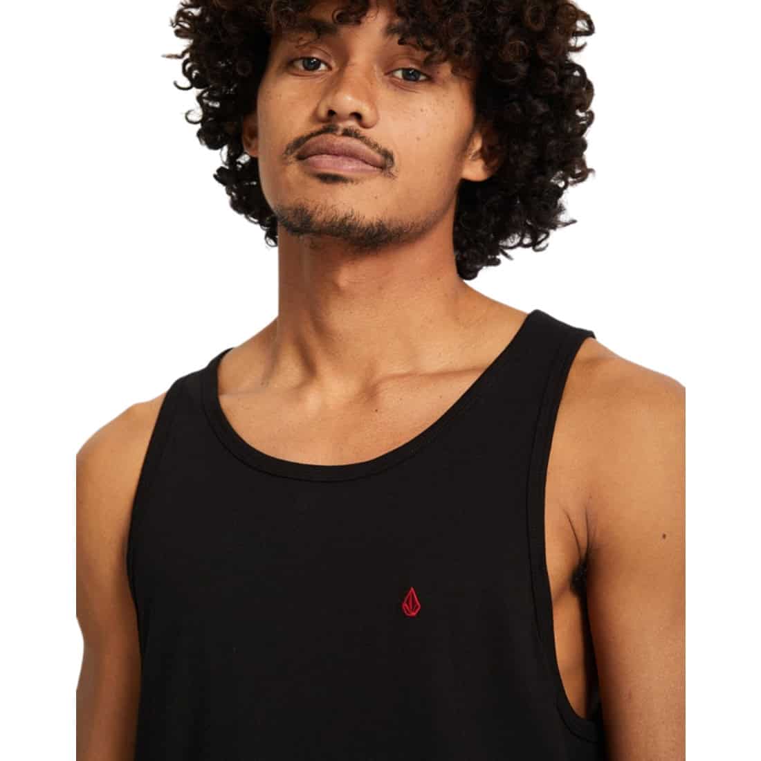 Volcom Stone Blanks Tank Top Vest - Black SP26 - Mens Skate Brand Vest/Tank Top by Volcom