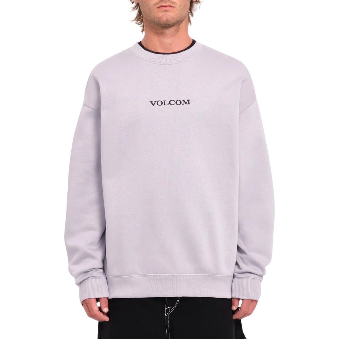 Volcom Stone Crew Fleece - Light Purple - Mens Crew Neck Sweatshirt by Volcom