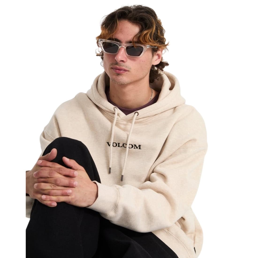 Volcom Stone Hoodie - Dust Heather - Mens Pullover Hoodie by Volcom