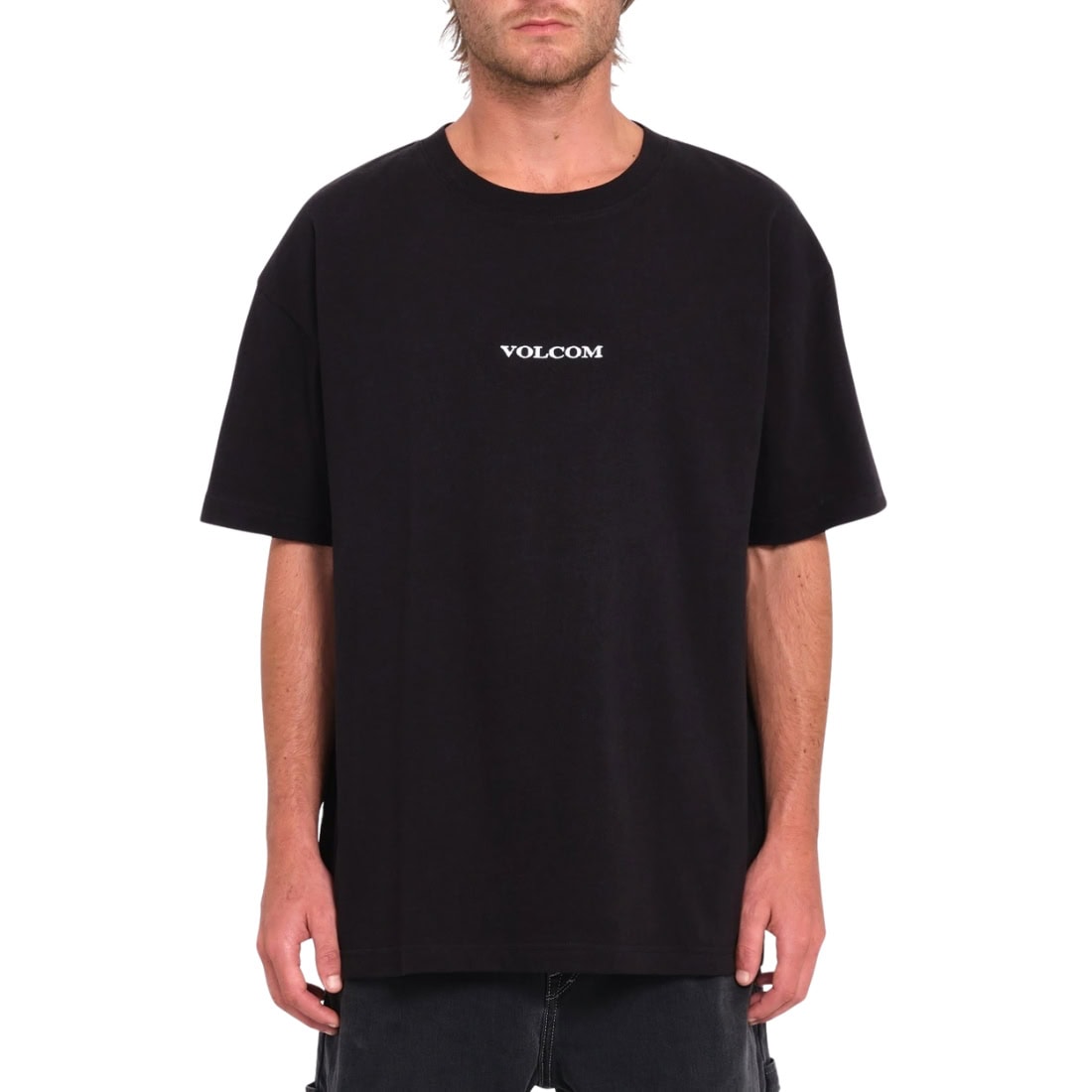 Volcom Stone Loose Fit T-Shirt - Black - Mens Skate Brand T-Shirt by Volcom