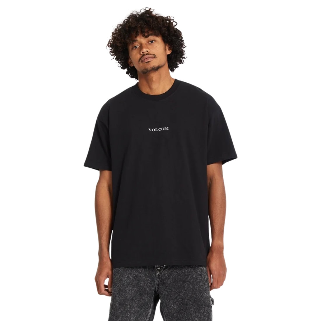 Volcom Stone Loose Fit T-Shirt - Black FA26 - Mens Graphic T-Shirt by Volcom