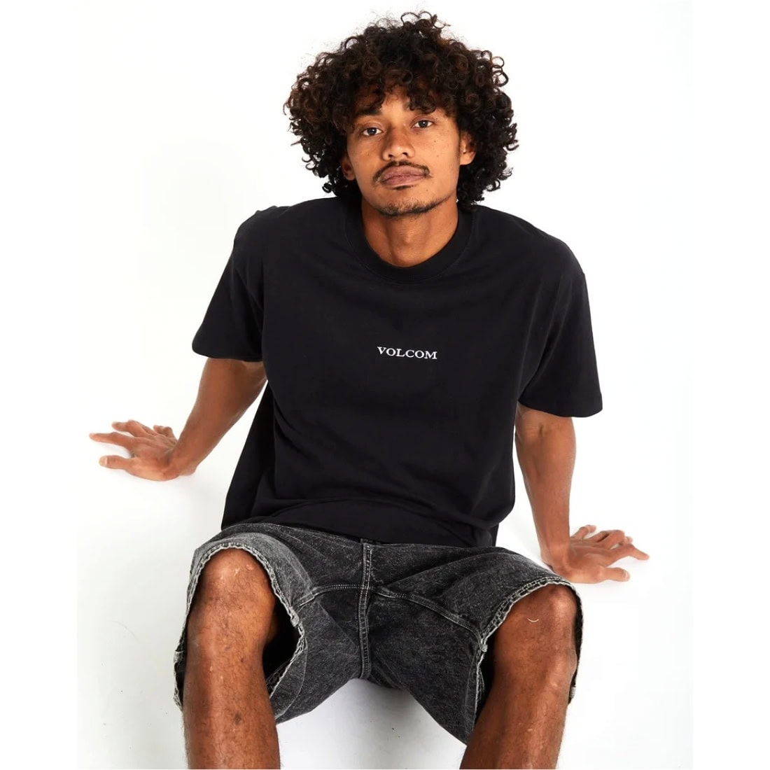 Volcom Stone Loose Fit T-Shirt - Black FA26 - Mens Graphic T-Shirt by Volcom