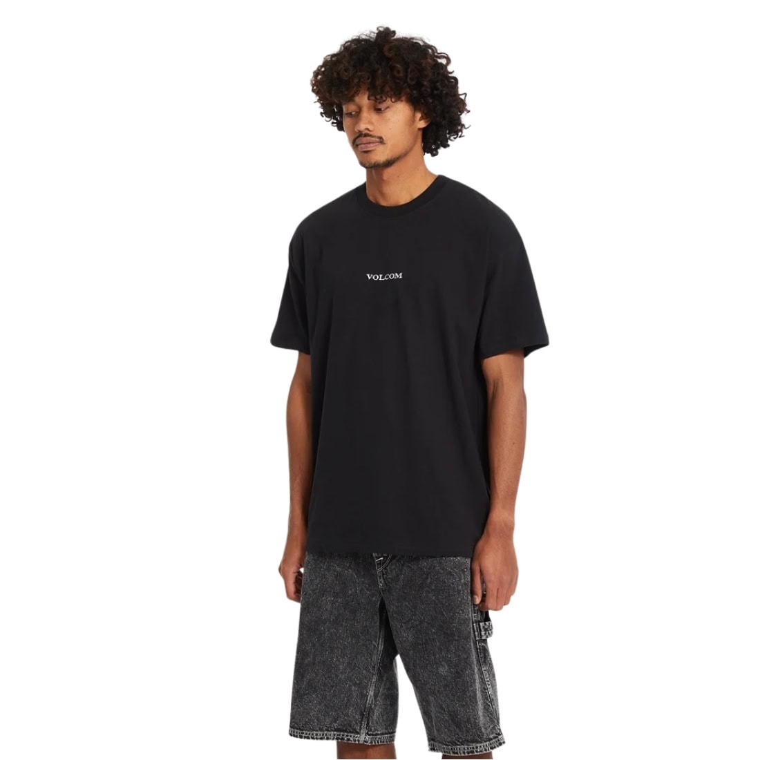 Volcom Stone Loose Fit T-Shirt - Black FA26 - Mens Graphic T-Shirt by Volcom