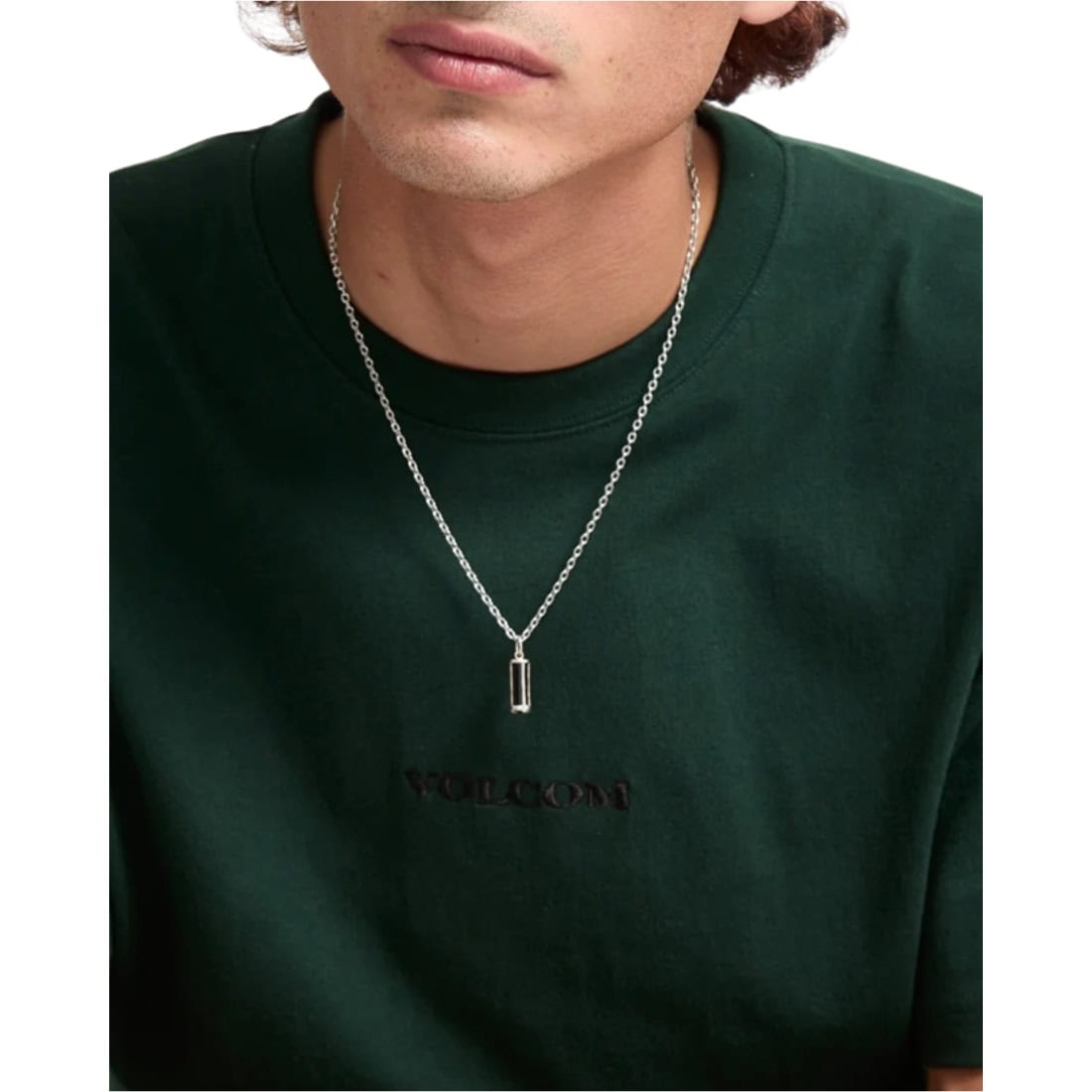 Volcom Stone Loose Fit T-Shirt - Scarab - Mens Plain T-Shirt by Volcom