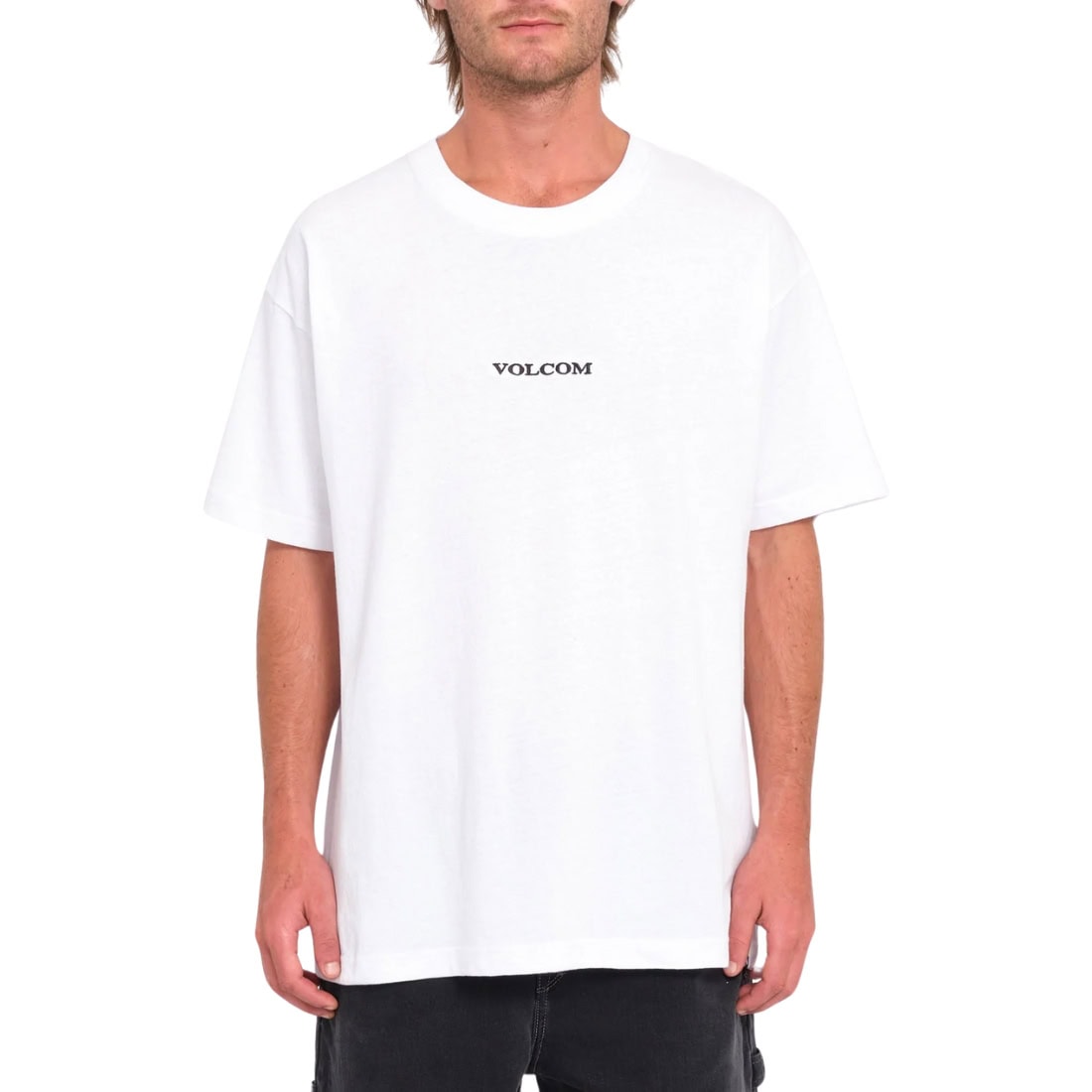 Volcom Stone Loose Fit T-Shirt - White - Mens Graphic T-Shirt by Volcom