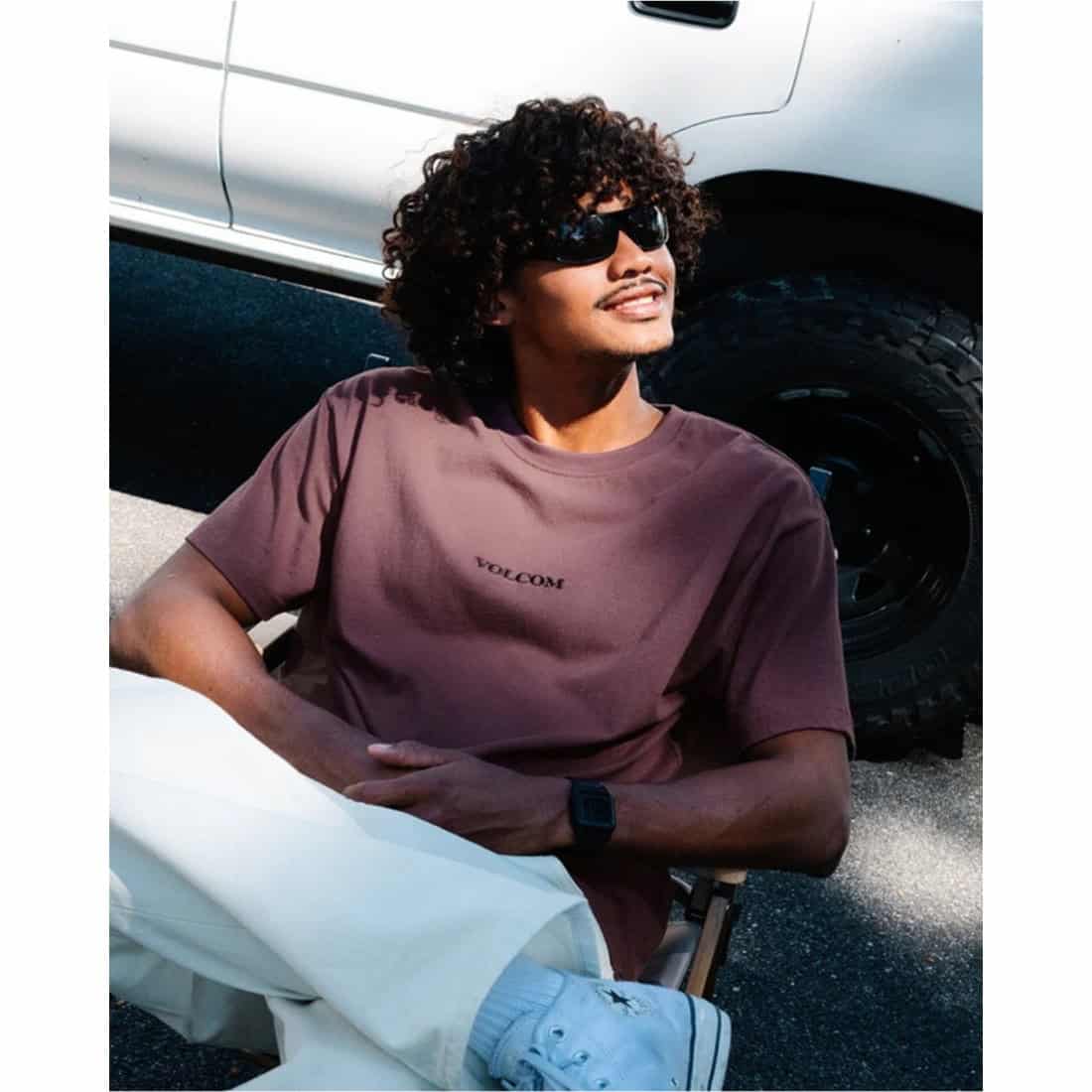 Volcom Stone Loose T-Shirt - Pistol Punch - Mens Plain T-Shirt by Volcom